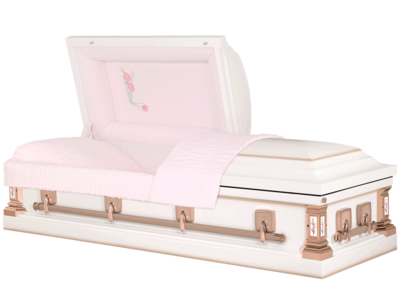 Sterling Antique White Silver Rose