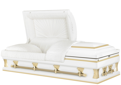 McKinley 28" White/Gold (Enhanced Width)