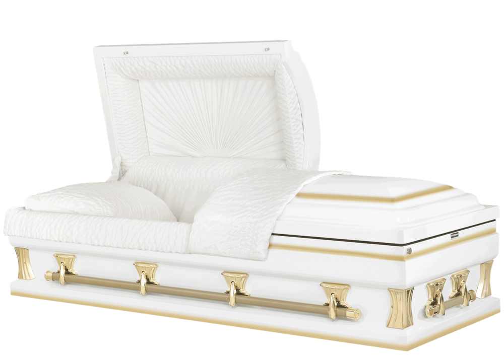 McKinley 28" White/Gold (Enhanced Width)