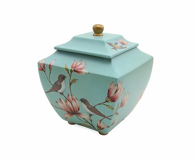 Floral Magnolia Lovebirds Full Size