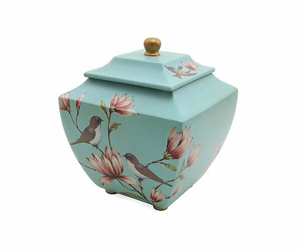 Floral Magnolia Lovebirds Full Size