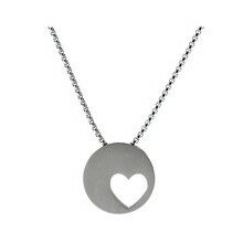 Eternity Heart Pewter